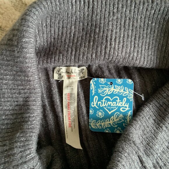 Free People Intimately Around the Clock Knit Jogger Pants Charcoal Size L - Picture 10 of 12